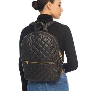 Goldno.8 The Reversible Backpack Black/Metallic Silver